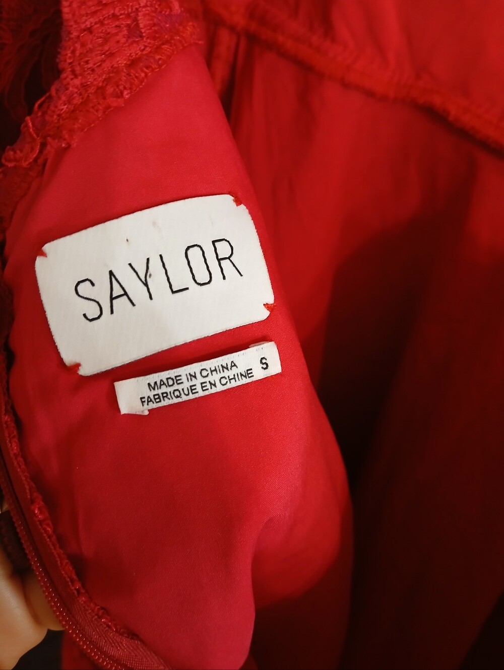 Saylor Rita Dress In Rasberry NWT Fit And Flare Party Wedding Guest HOCO Dance - Picture 9 of 9